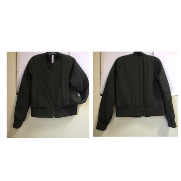 Lululemon Non-Stop Bomber Reversible Jacket Puffer Zipper Pockets Minimalist 8 - Picture 2 of 16